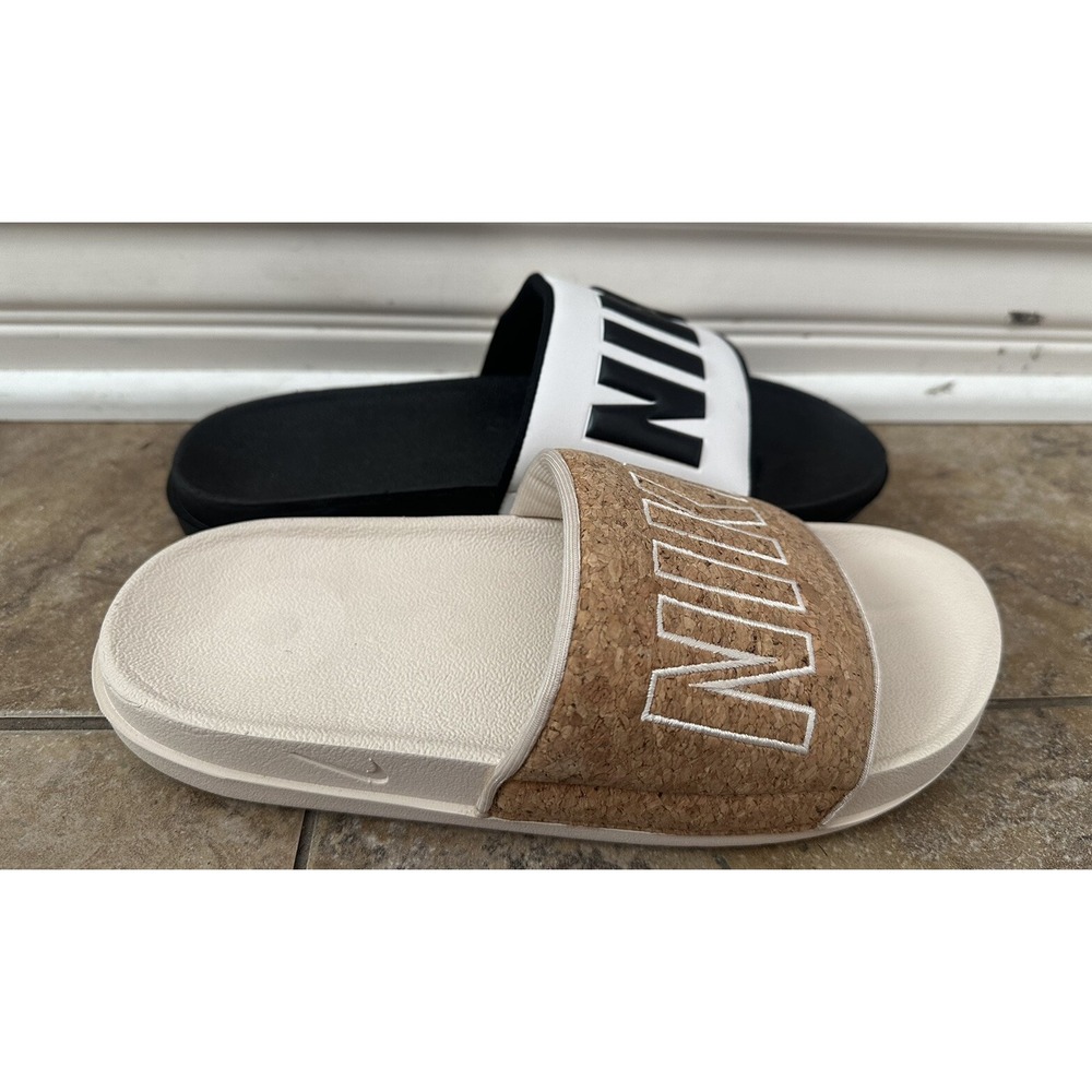 Nike Women's OFFCourt Slides Mismatch  Multicolors  Size 7